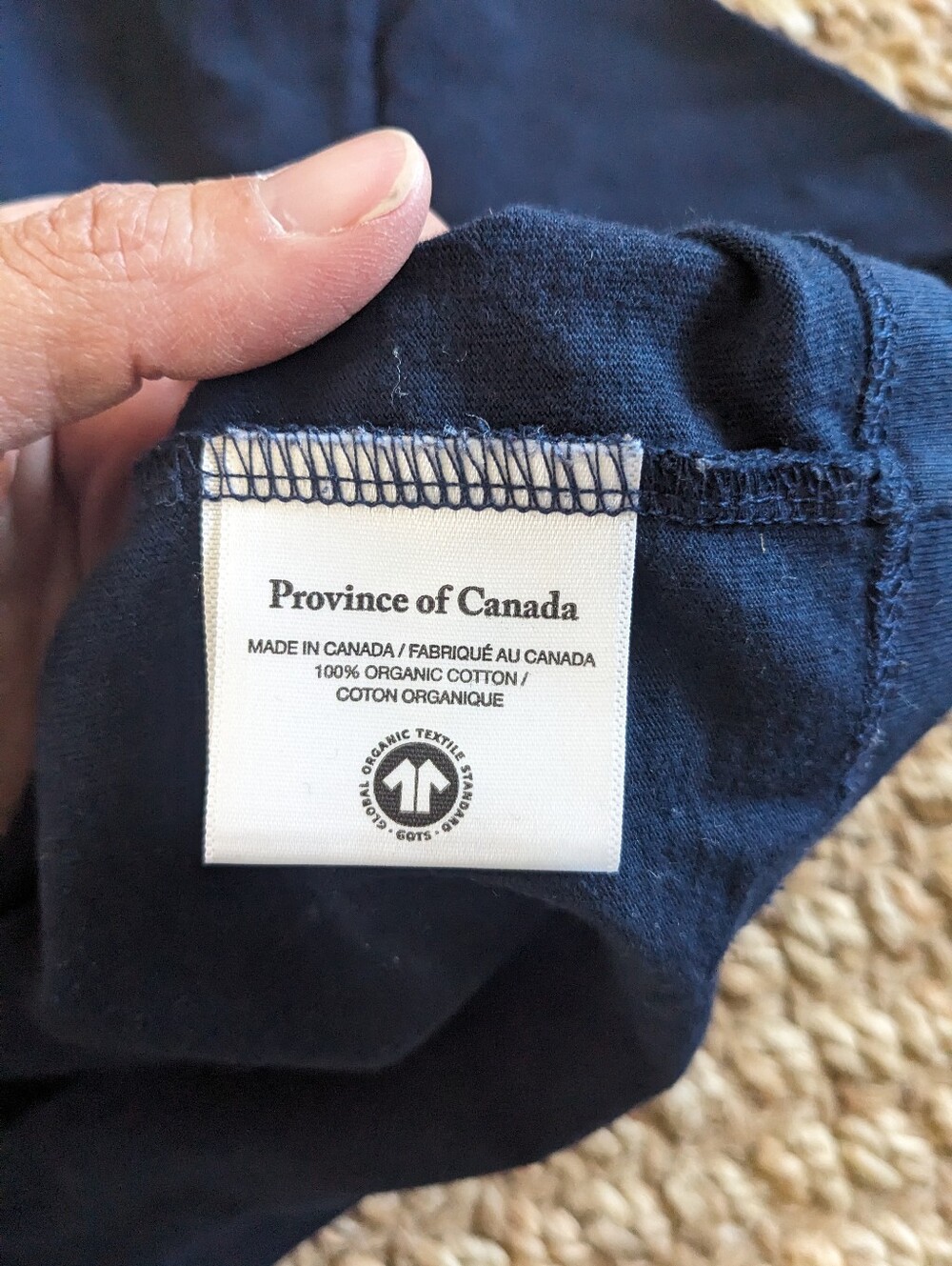 Three Province Of Canada Monday Crop Tshirts Gray Navy Black Small - Picture 6 of 6